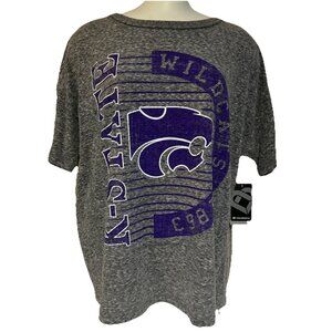 NEW Kansas State University Wildcats Colosseum Oversized  Shirt Women's M NCAA